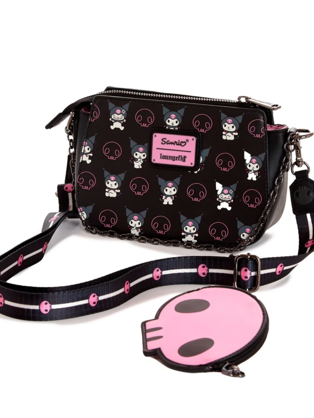 ISO‼️‼️‼️ Loungefly Kuromi Crossbody Bag.